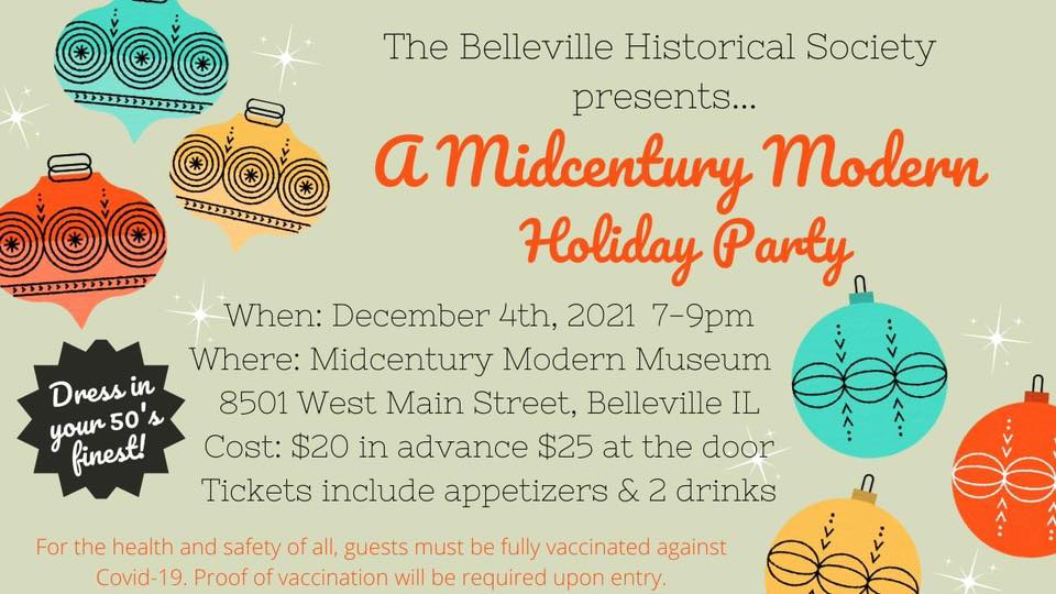 1950s Holiday Party 2021 Belleville Historical Society